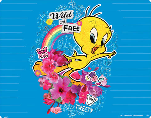 Looney Tunes Tweety Bird Wild and Free Galaxy Book 12in Skin